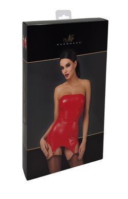 Корсет с подвязками для чулок Noir Handmade F368 Bombshell Fierce Corset-belt Red XS