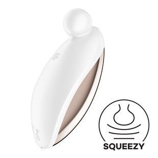 Вибратор для наружной стимуляции Satisfyer Spot On 2 White, очень мощный, гибкий отросток