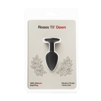 Анальная пробка BMS Roses Til&rsquo; Dawn Silicone Anal Plug Small