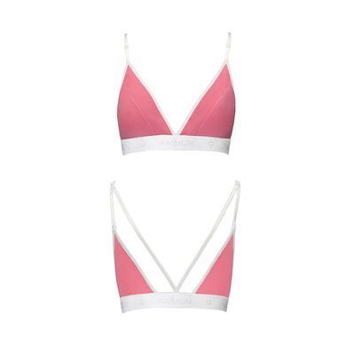 Спортивный топ с двойными бретелями Passion PS007 TOP L, pink