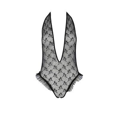 Боди монокини с глубоким декольте Passion OTAVIA BODY XXL/XXXL, black