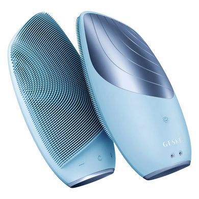 Електронна звукова термо щітка для обличчя GESKE Sonic Thermo Facial Brush 6в1 aquamarine