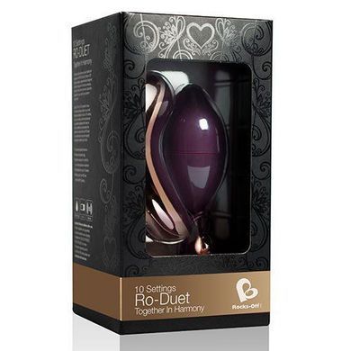 Виброяйцо Rocks Off Ro-Duet Rose Gold