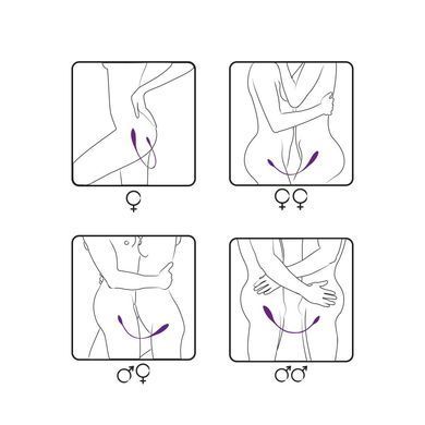 Вібратор двосторонній Adrien Lastic AD-2 з пультом LRS