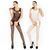 Бодистокинг Passion BS029 white, комбинезон, имитация чулок и пояса