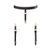 Подтяжки Bijoux Indiscrets MAZE - Suspender Belt for Underwear and Stockings Black