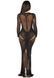 Платье Leg Avenue Lace and Net Bodycon Gown One Size, Black