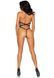 Вініловий тедді Leg Avenue Teddy with strappy open back One size Black