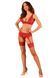 Панчохи під пояс із широким мереживом Obsessive Lacelove stockings XS/S