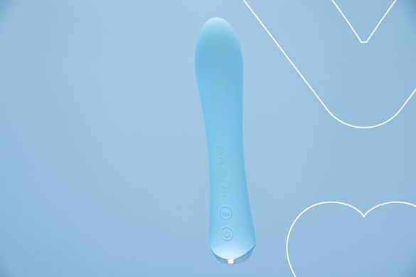 Вібратор з підігрівом FairyGasm WowGenie blue, підігрів до 42 &deg;C