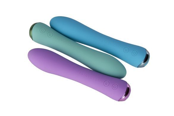 Вібратор з підігрівом FairyGasm WowGenie blue, підігрів до 42 &deg;C