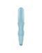 Вібратор-кролик Satisfyer Love Me Blue, гнучкий, відросток з потрійним кінчиком