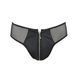 Мужские слипы на молнии Passion 042 SLIP TIMMY XXL/XXXL Black, экокожа, сетка