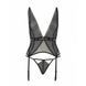 Полупрозрачный корсет Passion Exclusive MIRAJANE CORSET XXL/XXXL, black