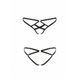 Трусики из стреп Passion Exclusive NICKY THONG L/XL, black