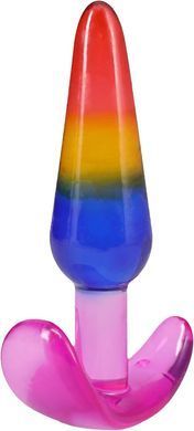 Набор анальных пробок Doc Johnson Crystal Jellies - Anal Trainer Set - Rainbow