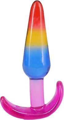 Набор анальных пробок Doc Johnson Crystal Jellies - Anal Trainer Set - Rainbow