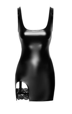 Платье Noir Handmade F344 Powerwetlook dress with garter - S