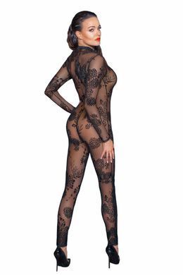 Сетчатый бодистокинг Noir Handmade F237 Long tulle overall, XL