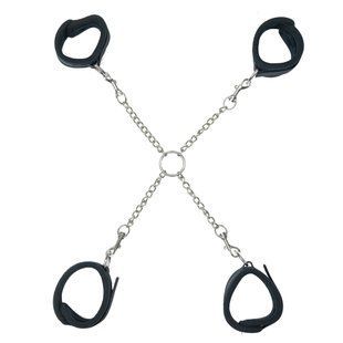 Хрестовина Punishment - Hog-Tie - Black