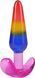 Набор анальных пробок Doc Johnson Crystal Jellies - Anal Trainer Set - Rainbow