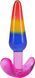 Набор анальных пробок Doc Johnson Crystal Jellies - Anal Trainer Set - Rainbow
