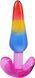 Набор анальных пробок Doc Johnson Crystal Jellies - Anal Trainer Set - Rainbow