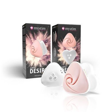 Вібратор для клітора Mystim Heart&acute;s Desire White, 8 режимів, дуже потужний