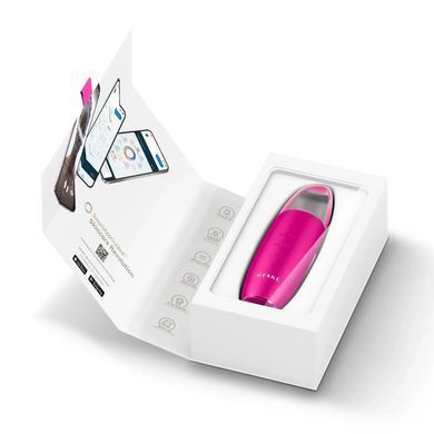 Мікрострумовий скрабер для шкіри та усунення чорних точок GESKE MicroCurrent Skin Scrubber&Blackhead Remover 9в1 magenta