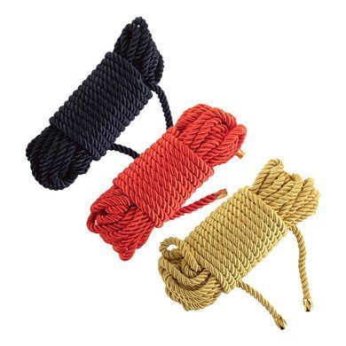 Веревка для шибари LOCKINK SEVANDA Shibari Pratice Rope, красная, 8 м, нейлон+хлопок