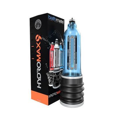 Гідропомпа Bathmate Hydromax 9 Blue (X40), для члена довжиною від 18 до 23см, діаметр до 5,5 см