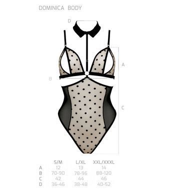 Боді Passion DOMINICA BODY L/XL, black