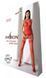 Бодистокинг с множеством бретелей Passion BS095 One Size, red, имитация пояса и чулок, с доступом