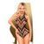 Боди с геометрическим орнаментом Penthouse - Go Hotter Black S/L