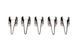 Набор колец с когтями Master Series Five-Piece Sensation Claw Rings - Silver