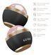 Кульковий масажер з рожевим кварцом GESKE SmartAppGuided Rose Quartz Depuffing Sphere 7in1 gray
