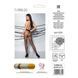 Колготки с открытым доступом, контрастная линия Passion TIOPEN 010 3/4 (20 den), black