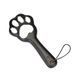 Паддл в виде кошачьей лапки Liebe Seele Round Paddle Black/White