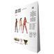 Ажурный бодистокинг с имитацией чулок Passion BS074 red