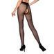 Колготки с открытым доступом, контрастная линия Passion TIOPEN 010 3/4 (20 den), black