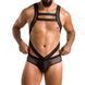 Мужское эротическое сетчатое боди Passion 045 VICTOR XXL/XXXL Black, экокожа, сетка