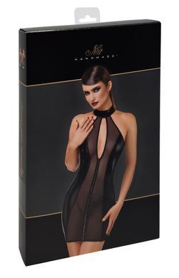 Платье Noir Handmade F370 Luxuria Crystal Sheer Mini Dress XS
