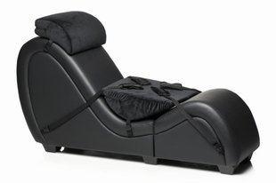 Секс-кресло с подушками Master Series Kinky Sex Lounge with Cushions - Black