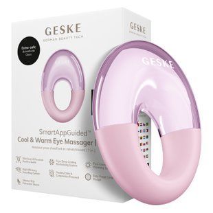 Масажер для очей GESKE Cool&Warm Eye Massager 7в1 pink