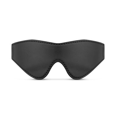 Маска Bedroom Fantasies: Faux Leather Blindfold, черная