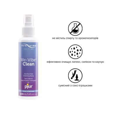 Антибактериальный спрей pjur We-Vibe Clean 100 мл без спирта и ароматизаторов