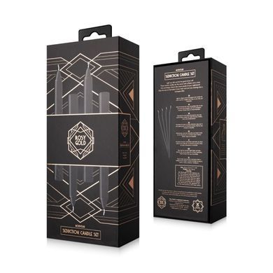 Набор свечей Rosy Gold - Seduction Candle Set - Black