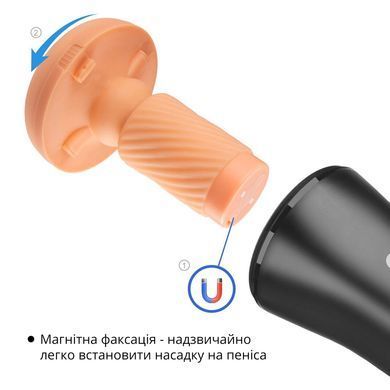 Мастурбатор Otouch INSCUP 3, движение вперед-назад плюс сжатие стенок, сенсорное управление