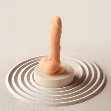Фалоімітатор з вібрацією і ротацією Strap-On-Me Rotating & Vibrating Realistic Dildo - L - Vanilla