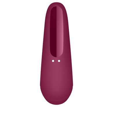 Вакуумний кліторальний стимулятор Satisfyer Curvy 1+ Rose Red з керуванням через інтернет